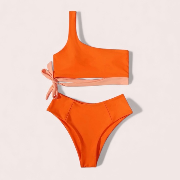 NEW•XL•SOUL SUNRISE TANGERINE DREAM HI-WAISTED 2 PIECE BIKINI SET - Picture 2 of 16